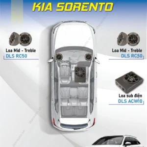 Combo loa DLS cho xe KIA Sorento