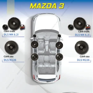 Combo loa DLS cho Mazda 3