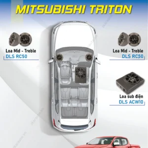 Combo loa DLS cho Mitsubishi Triton