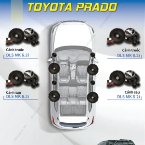 Combo loa DLS cho xe Toyota Prado