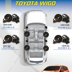 Combo loa DLS cho Toyota Wigo