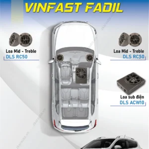 Combo loa DLS cho xe VinFast Fadil