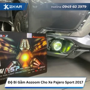 Độ Bi Gầm Aozoom Cho Xe Mitsubishi Pajero Sport