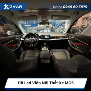 Độ Led Viền Nội Thất Cho Xe MG5