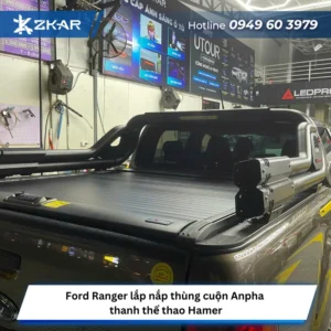 Ford Ranger Lắp Nắp Thùng Cuộn Anpha Thanh Thể Thao Hamer