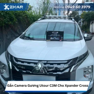 Gắn Camera Hành Trình Gương Utour C3M Xe Xpander Cross