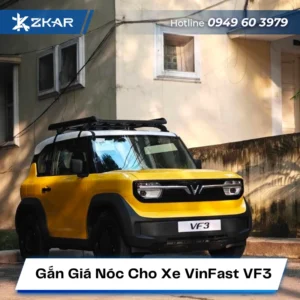 Gắn Giá Nóc Cho Xe VinFast VF3 Tại TPHCM