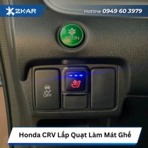 Lắp Quạt Ghế Làm Mát Cho Xe Honda CRV Tại TPHCM