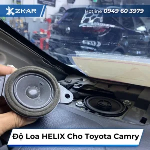 Độ cặp loa trung tâm HELIX cho Toyota Camry