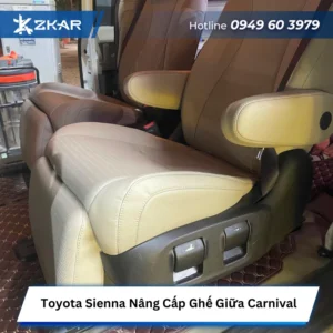 Toyota Sienna Nâng Cấp Ghế Giữa Carnival