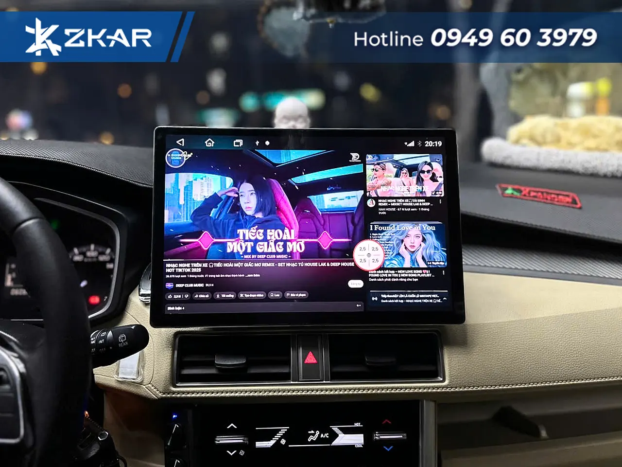 Nâng cấp màn hình android cho Mitsubishi Xpander