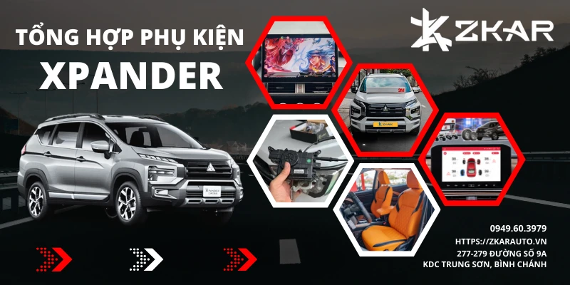 Tổng hợp phụ kiện cho Mitsubishi Xpander mới nhất 2025