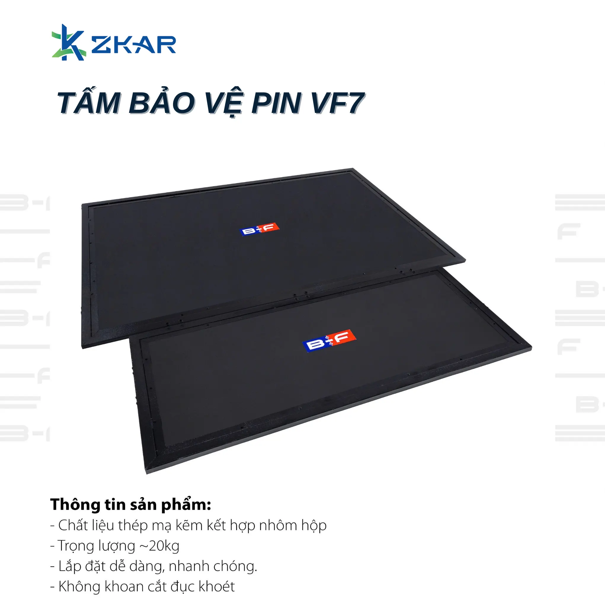 Địa chỉ lắp tấm bảo vệ pin uy tín cho Vinfast VF7 tại TP.HCM