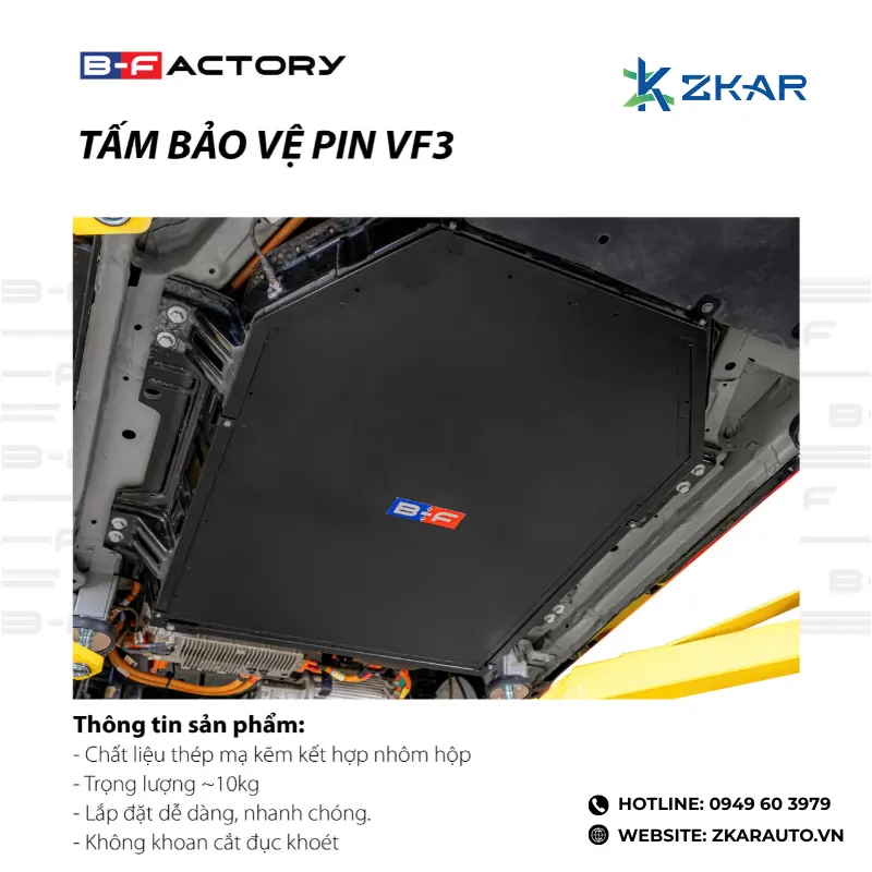Tấm Bảo Vệ Pin Cho Vinfast VF3