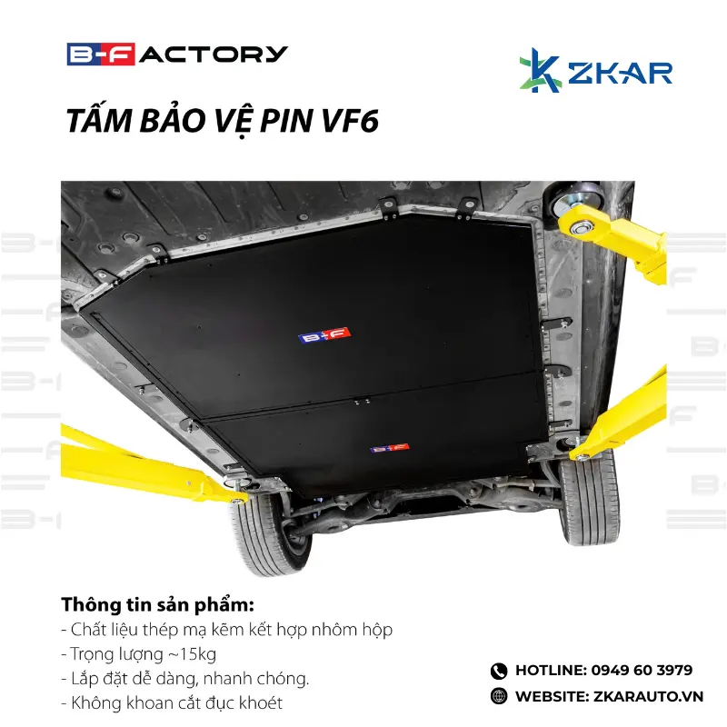 Tấm Bảo Vệ Pin Cho Vinfast VF6