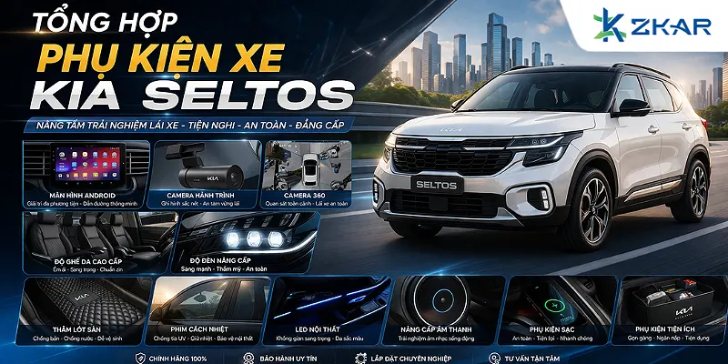 Tổng Hợp Phụ Kiện Cho Xe KIA SELTOS