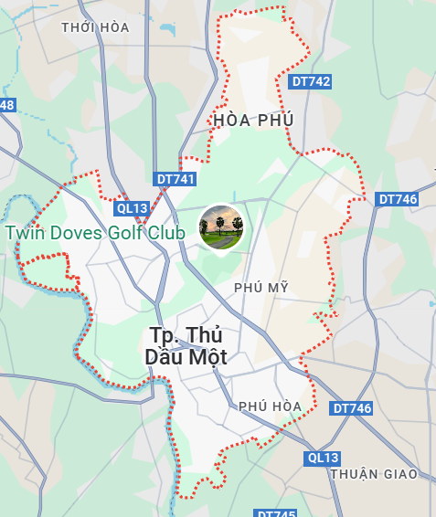 Vị trí Địa lý Tại Thủ Dầu Một