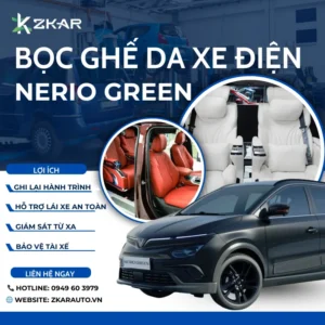 Bọc Ghế Da Cho Xe Điện VinFast Nerio Green