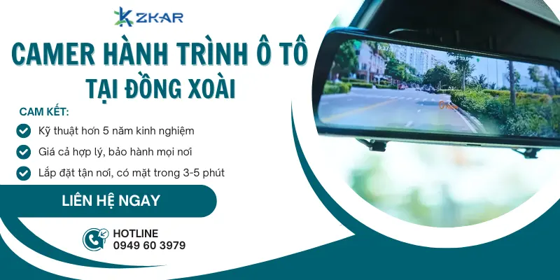 Lắp Camera Hành Trình Ô Tô Tại Đồng Xoài