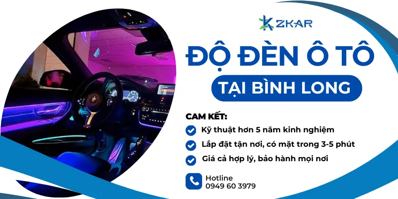 Độ Đèn Ô Tô Tại Bình Long