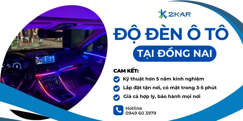Độ Đèn Ô Tô Tại Đồng Nai