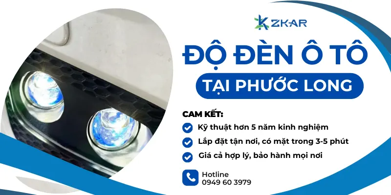 Độ Đèn Ô Tô Tại Phước Long