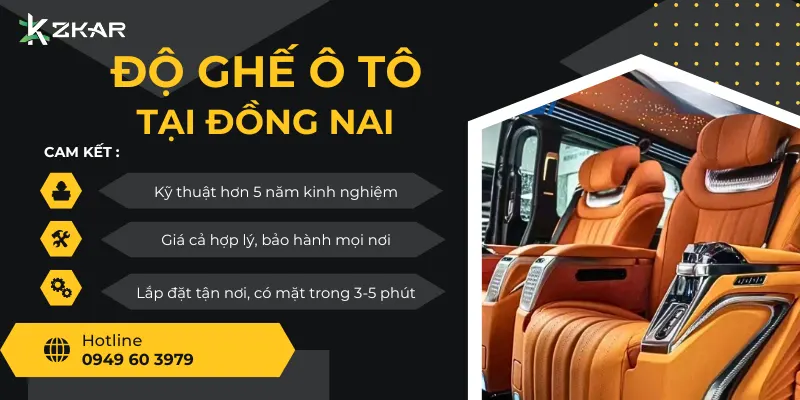 Độ Ghế Ô Tô Tại Đồng Nai