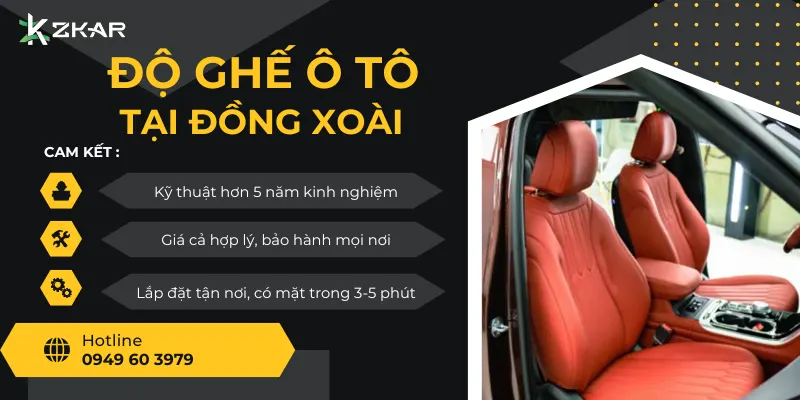 Độ Ghế Ô Tô Tại Đồng Xoài