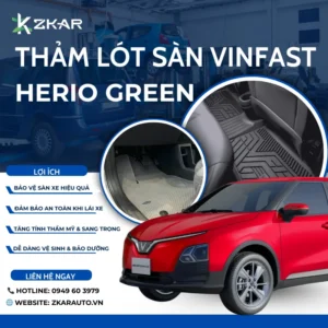Thảm Lót Sàn Cho Xe Điện VinFast Herio Greenn