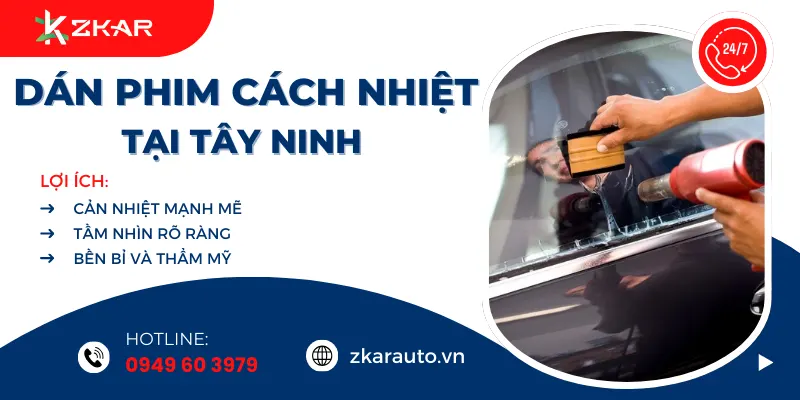 Dán Phim Cách Nhiệt Ô Tô Tại Tây Ninh