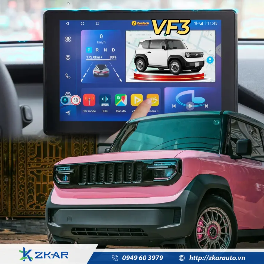 Màn Hình Android Xe Điện Vinfast VF3