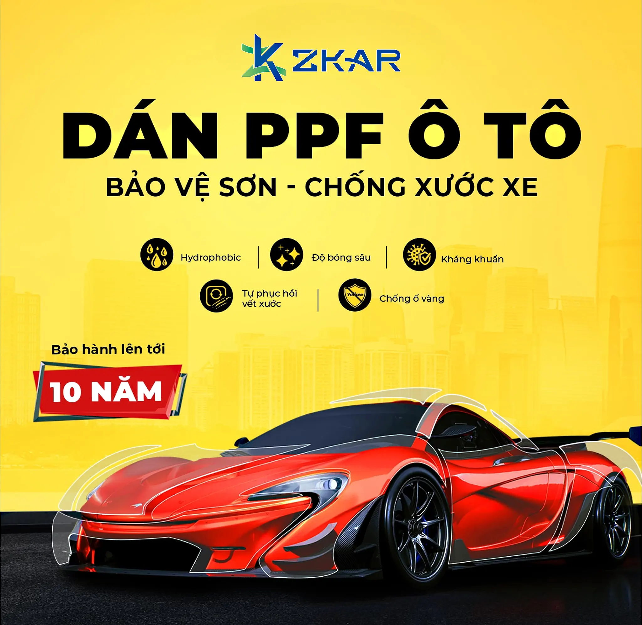 Phim PPF Ô Tô Limo Green
