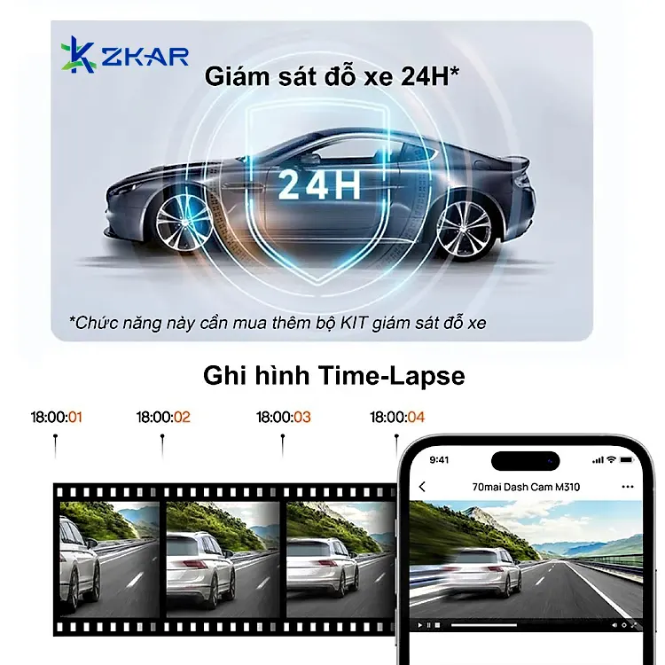 Giám sát đỗ xe 24/7