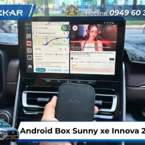 Gắn Android Box Sunny Cho Xe Innova 2025