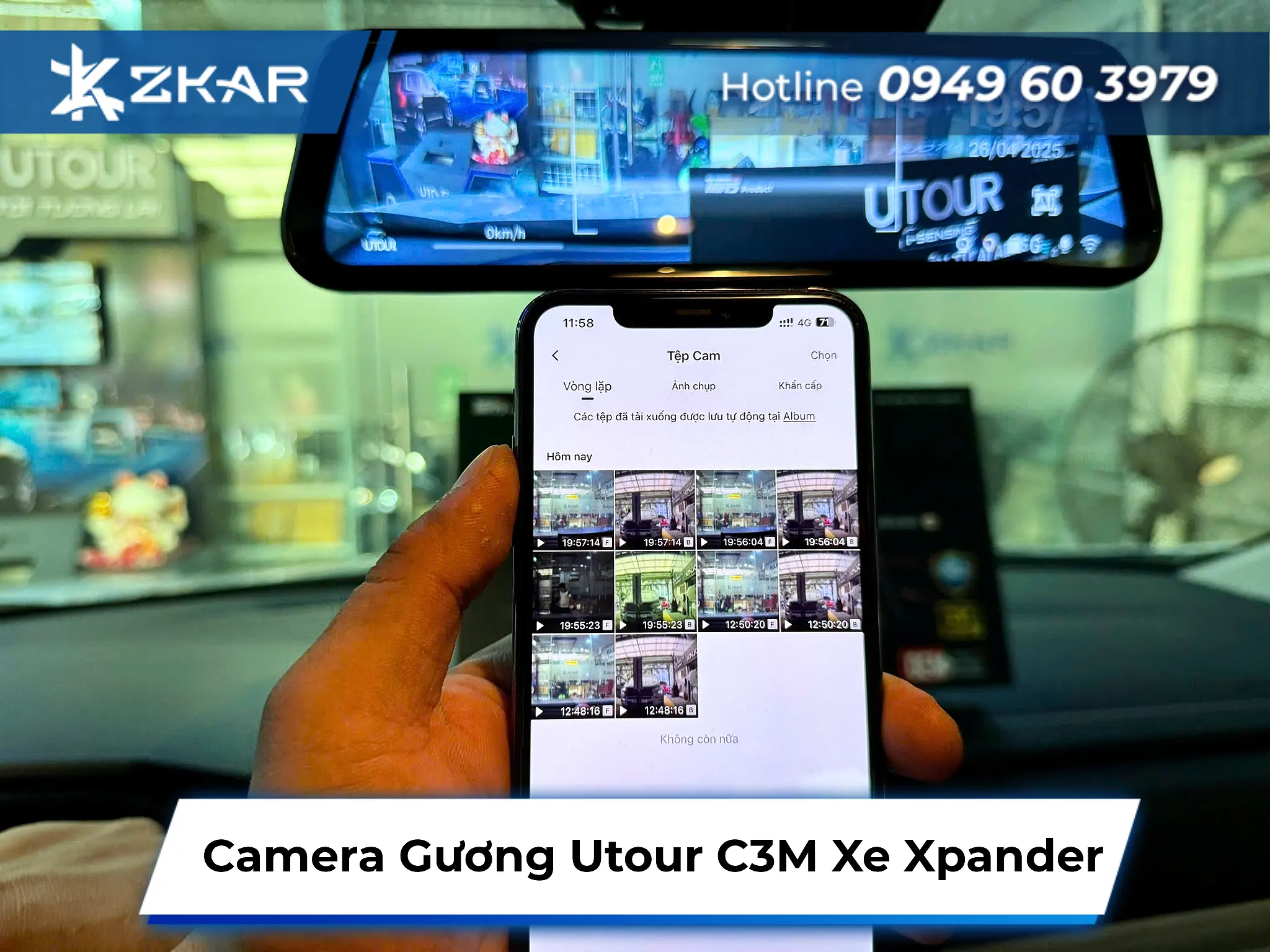 Lý Do Nên Lắp Camera Gương Utour C3M Cho Xe Xpander