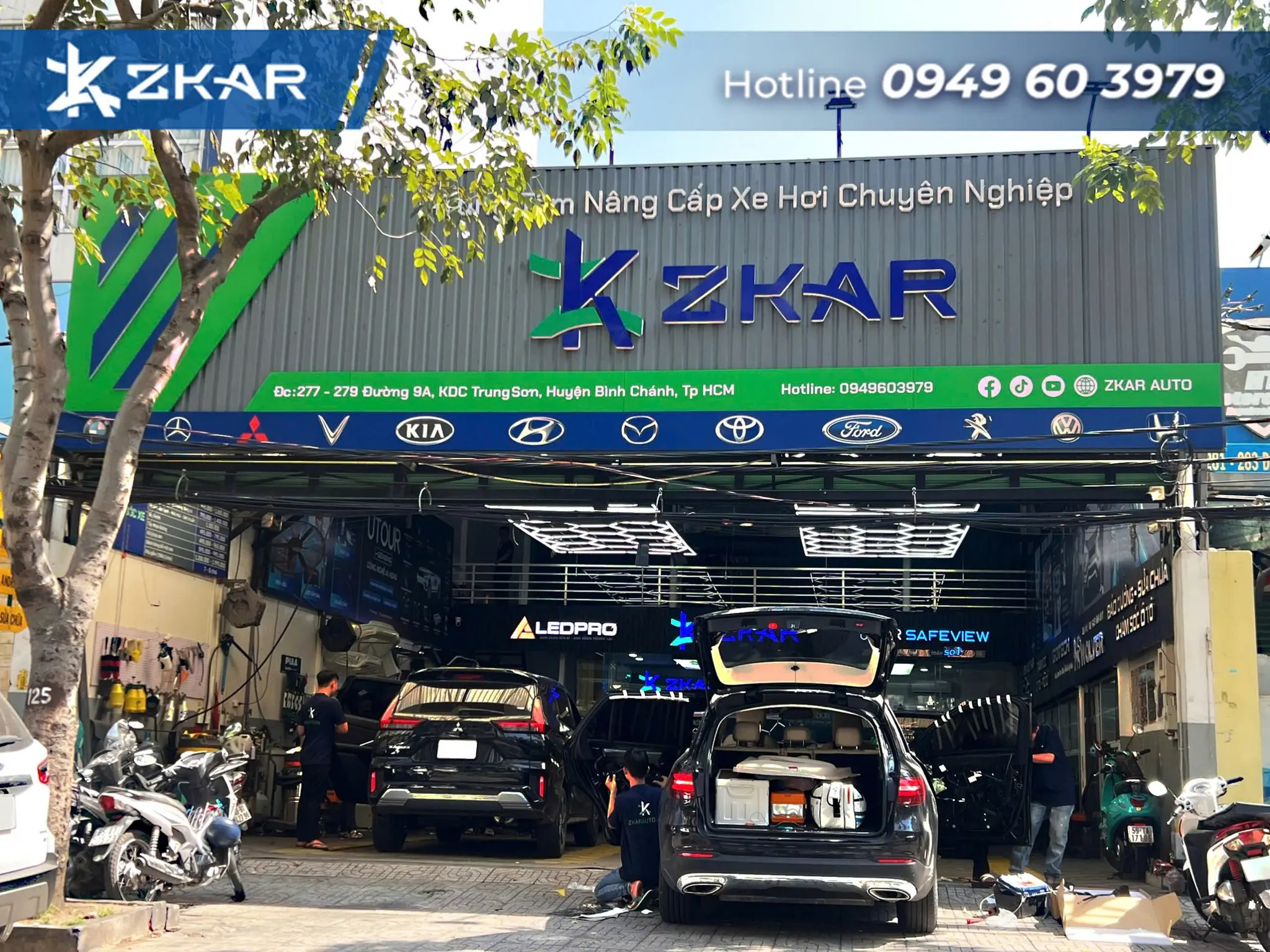 Địa Chỉ Gắn Màn Hình Zestech Cho Ô Tô Chính Hãng Tại TPHCM