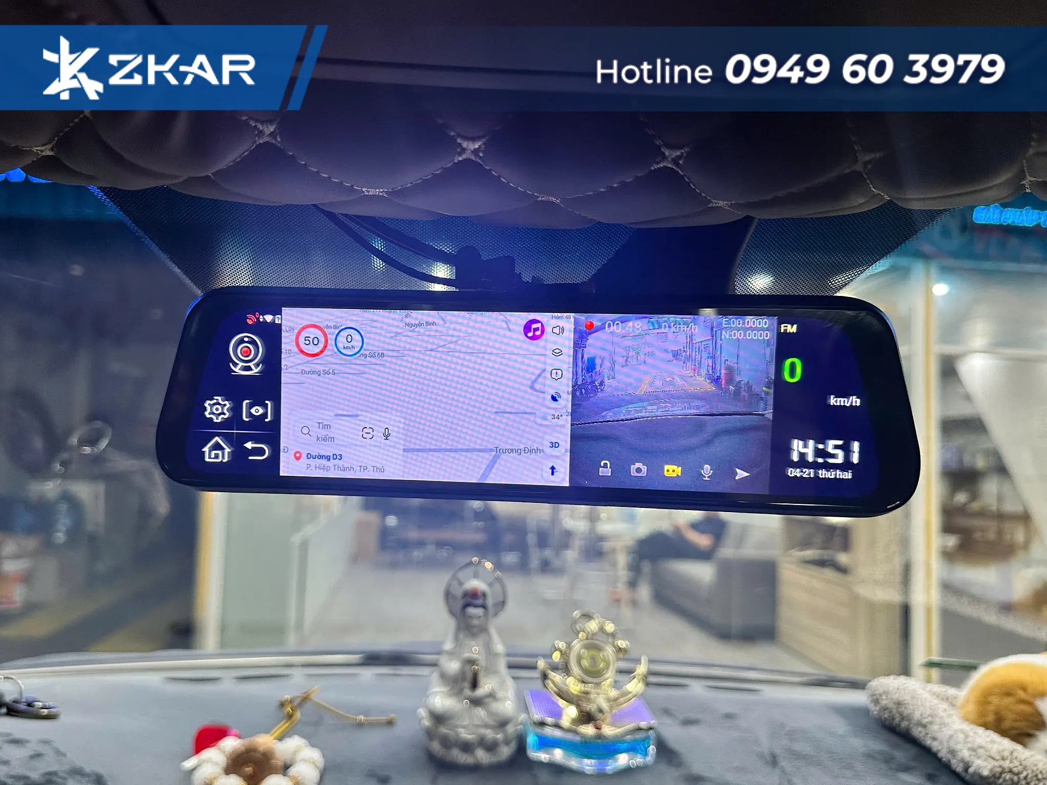 Địa Chỉ Lắp Gương Điện Tử AI ADAS Galaxy Ultra Max 5G Cho Hyundai Accent Uy Tín Tại TP.HCM