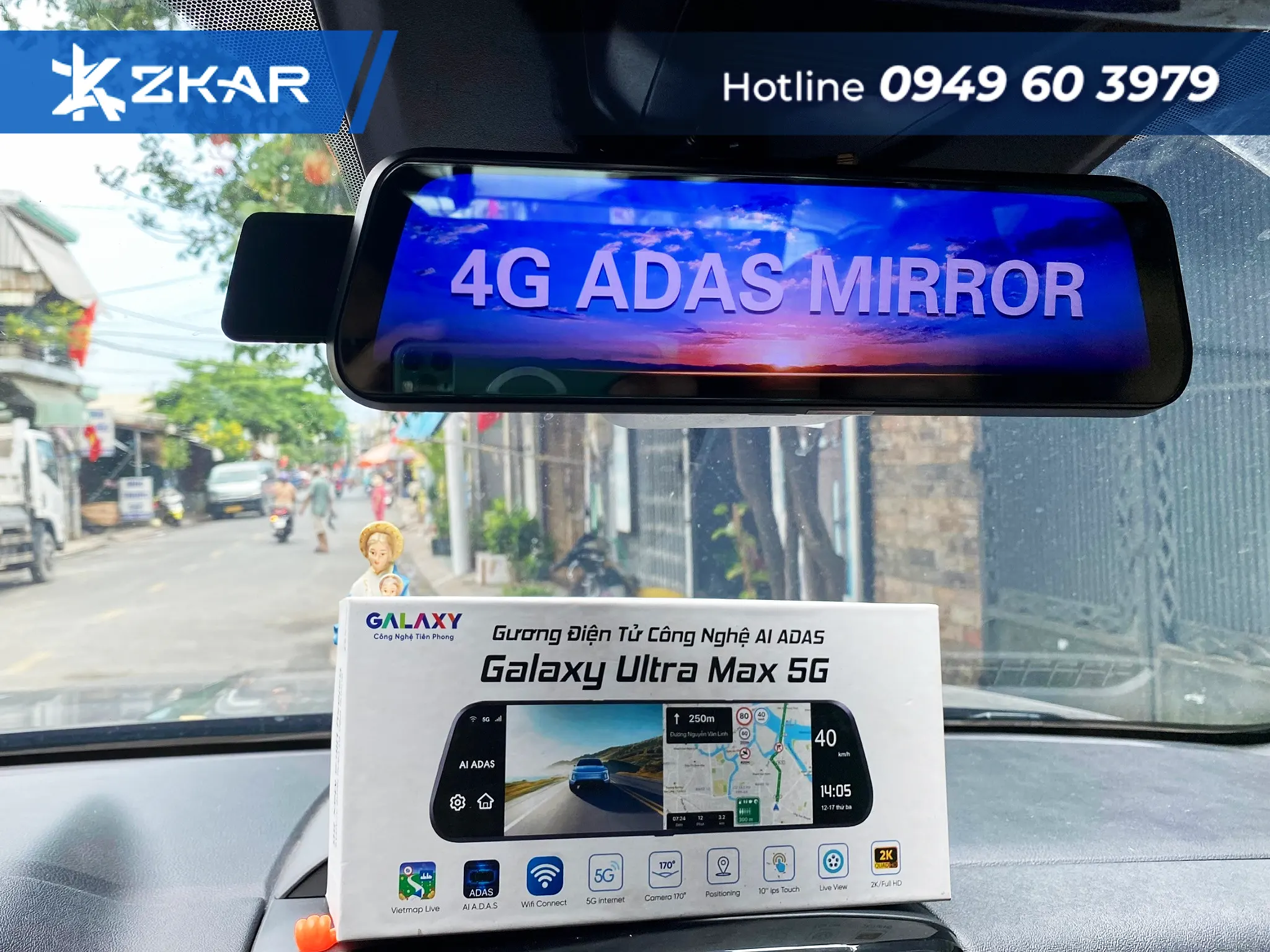 Gương Điện Tử AI ADAS Galaxy Ultra Max 5G Là Gì?