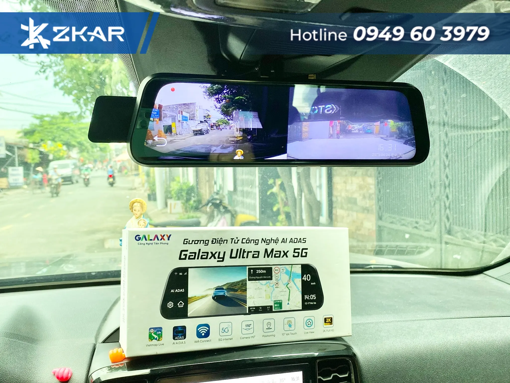 Hướng Dẫn Lắp Đặt Gương Điện Tử Galaxy Ultra Max 5G