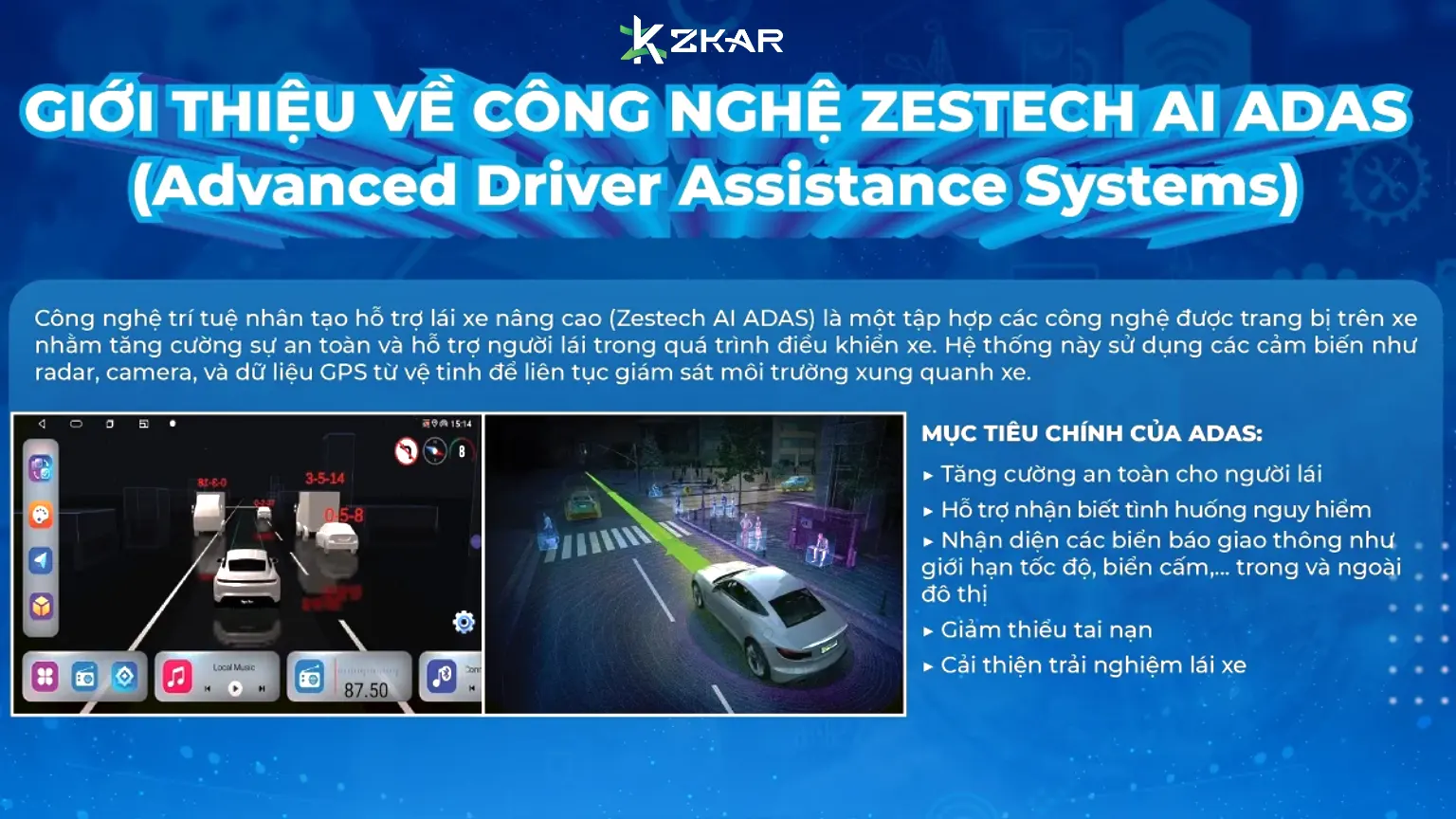 Địa chỉ lắp màn hình Zestech ZX ADAS TC Pro Uy tín Chất Lượng tại TP. HCM