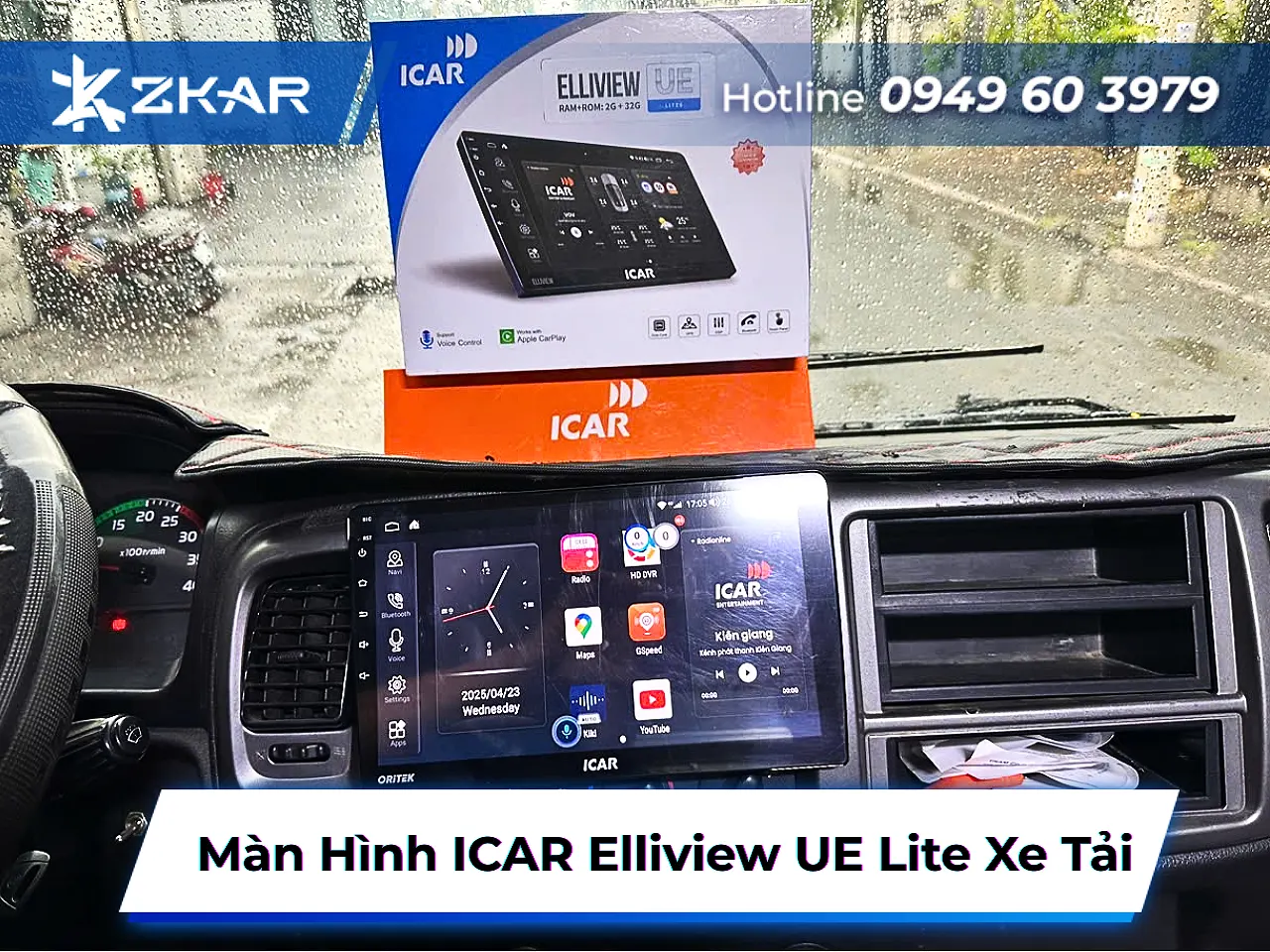 Lợi Ích Khi Lắp Màn Hình ICAR Elliview UE Lite Cho Xe Tải