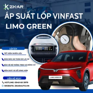 Lắp Cảm Biến Áp Suất Lốp Cho Xe Điện Vinfast Limo Green