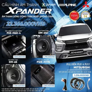 bảng giá nâng cấp âm thanh xpander