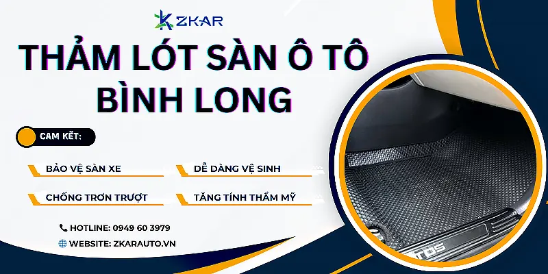 Lắp Thảm Lót Sàn Ô Tô Tại Bình Long