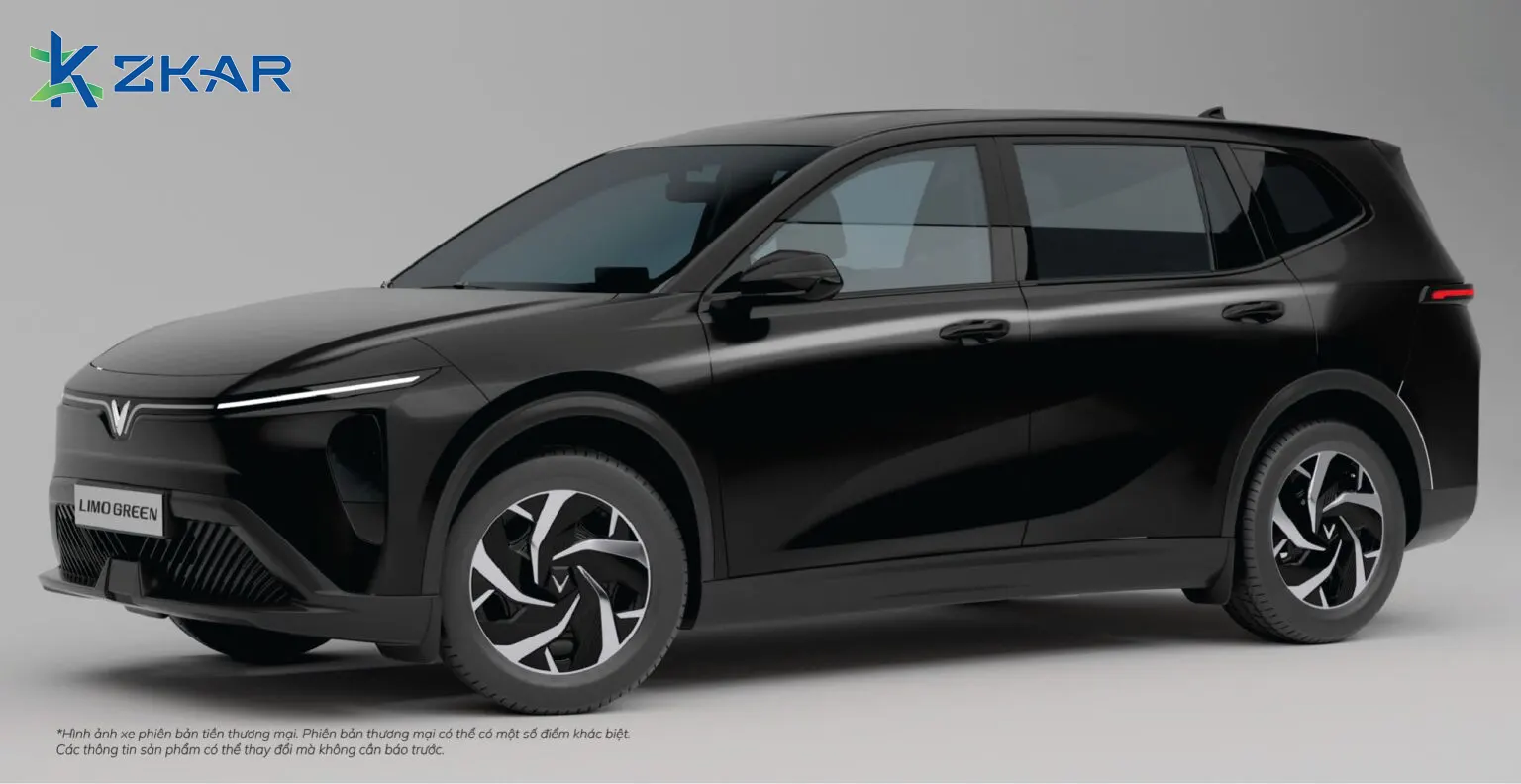 Xe Limo Green có mấy màu? – MPV Điện 7 chỗ cho gia đình 2025