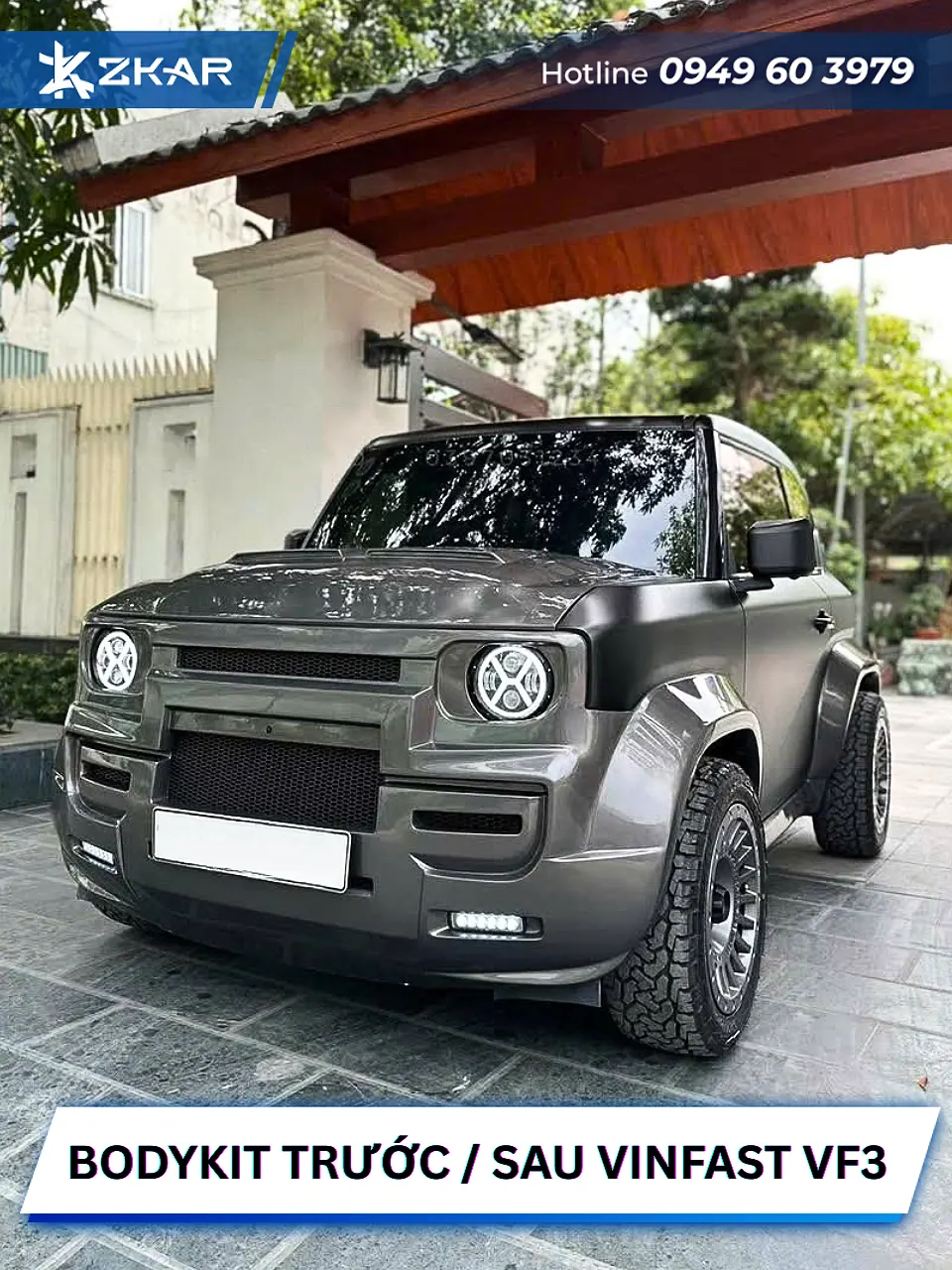 Độ Bodykit Xe Điện VF3 – Định Hình Phong Cách Riêng Biệt