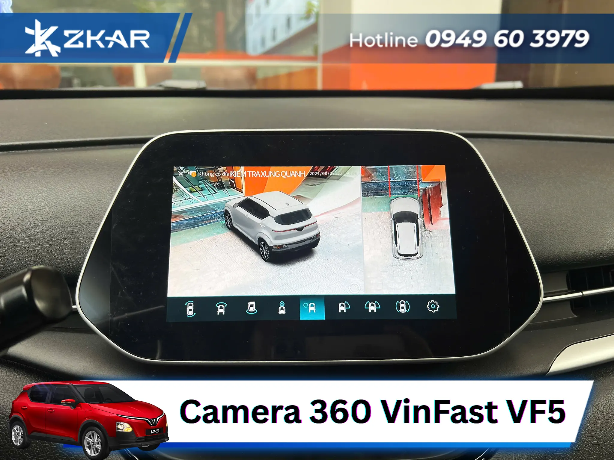 Địa Chỉ Lắp Camera 360 Cho Xe Điện VinFast VF5 Uy Tín Tại TP.HCM