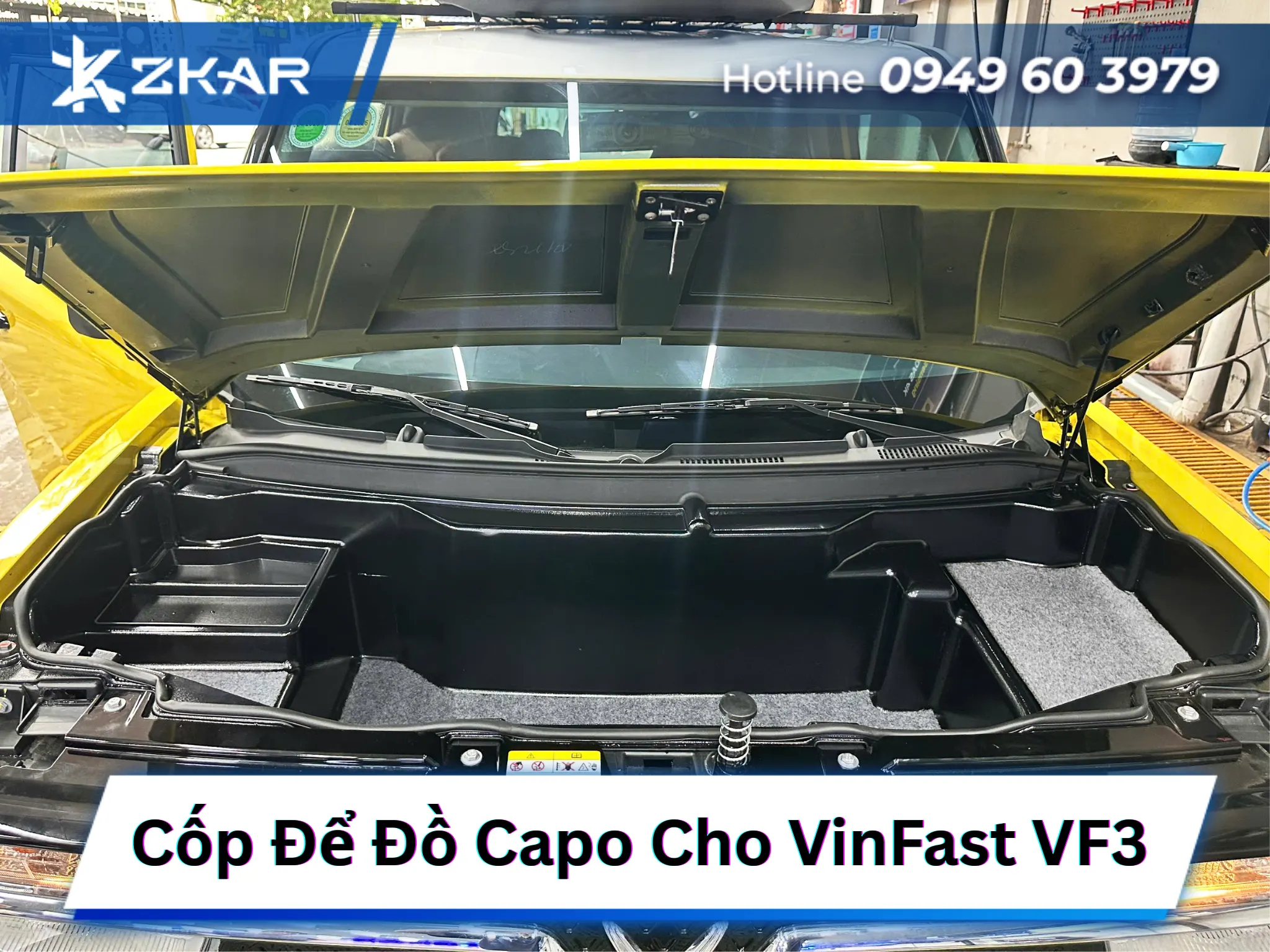 Tại Sao Nên Lắp Cốp Trước Để Đồ Capo Cho Xe VinFast VF3?