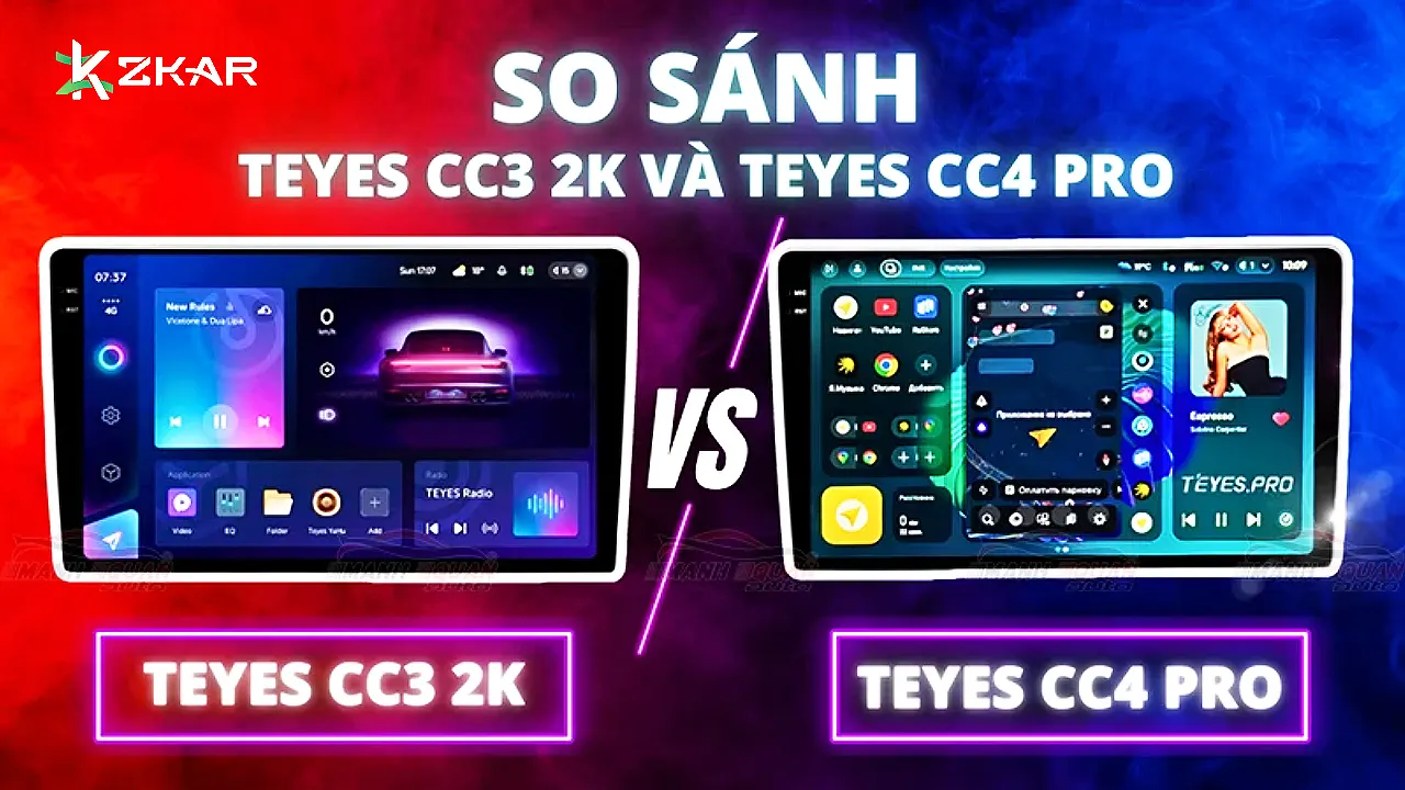 Nên Chọn Teyes CC4 Pro Hay Teyes CC3 2K?