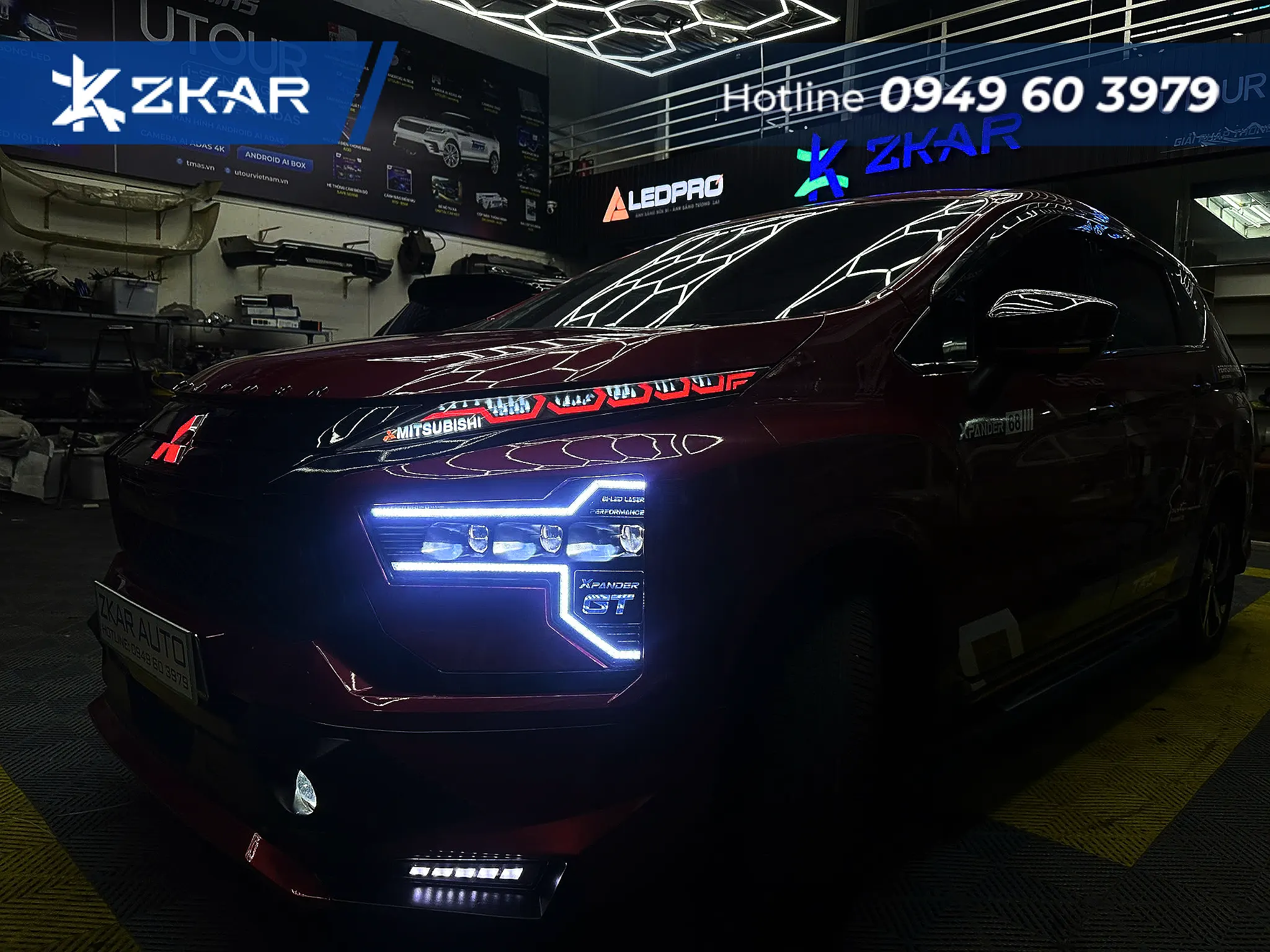 Bảng Giá Nâng Cấp Đèn LED Mí và LED Mí Pha Cho Xpander Premium 2023
